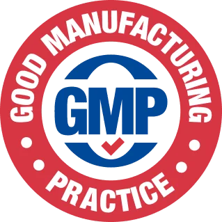 Good Manufacturing Practice GMP certified badge